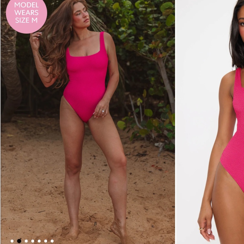 Show Me Your MuMu Dragonfruit Scrunch swimsuit - Picture 5 of 9
